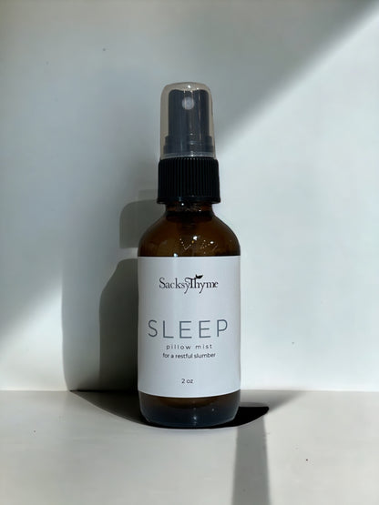 SLEEP Pillow Spray, Natural Sleep Aid - Sacksy Thyme  