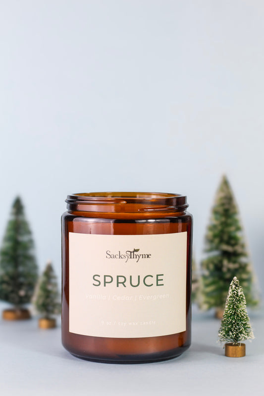 SPRUCE Glass Jar Candle, 9oz