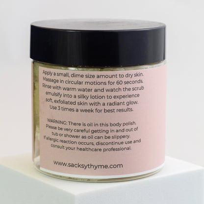 body scrub sugar scrub exfoliating scrub for all skin types