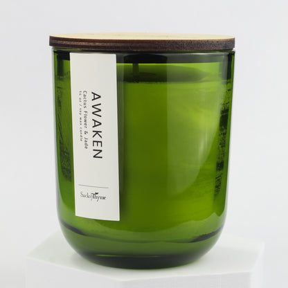 AWAKEN Cactus Flower & Jade, Glass Jar Candle 14oz