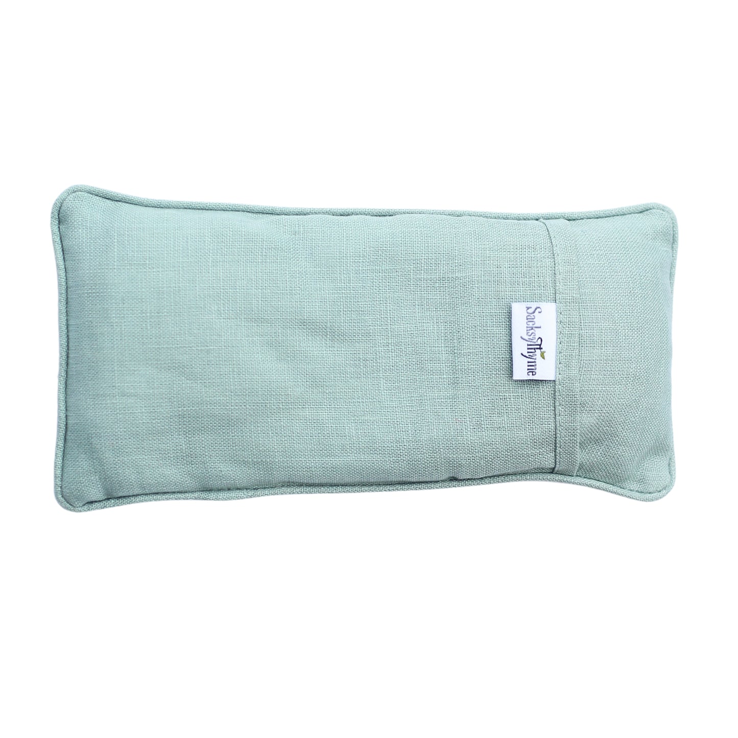 Organic Linen Eye Pillow, Microwavable Heating Pad, Removable Cover