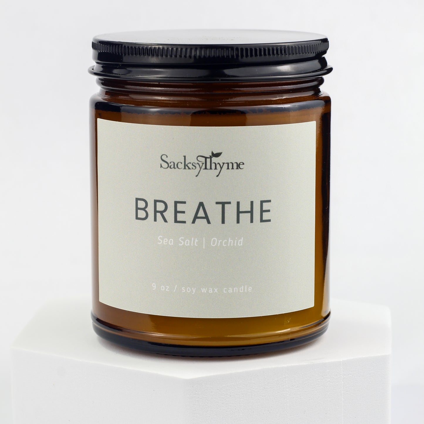 BREATHE Glass Jar Candle, 9oz