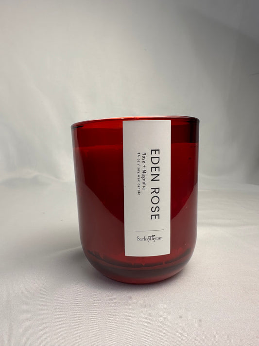 EDEN ROSE, Glass Jar Candle 14oz