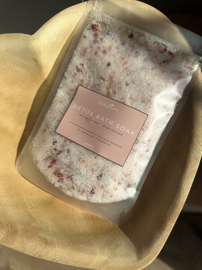 Detox Bath Soak - Rose Geranium