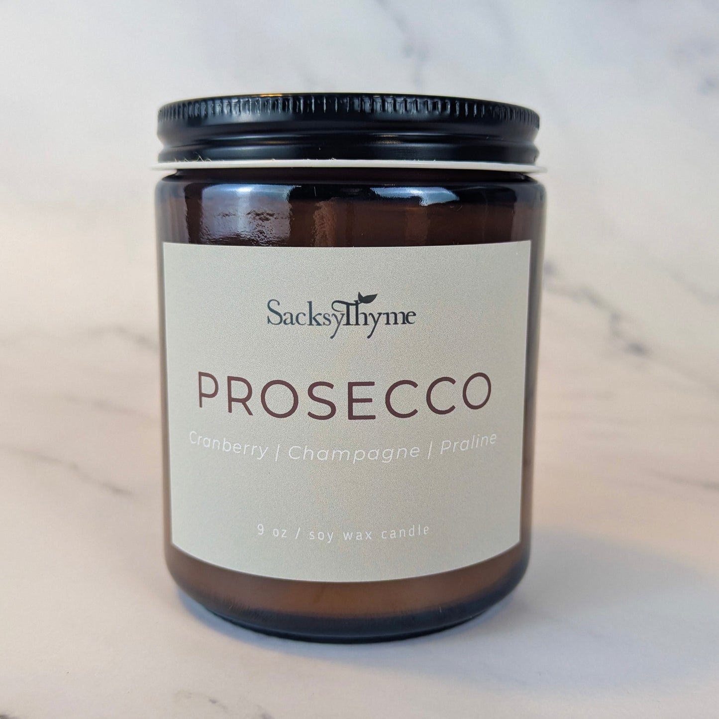 PROSECCO, Glass Jar Soy Candle 9 oz