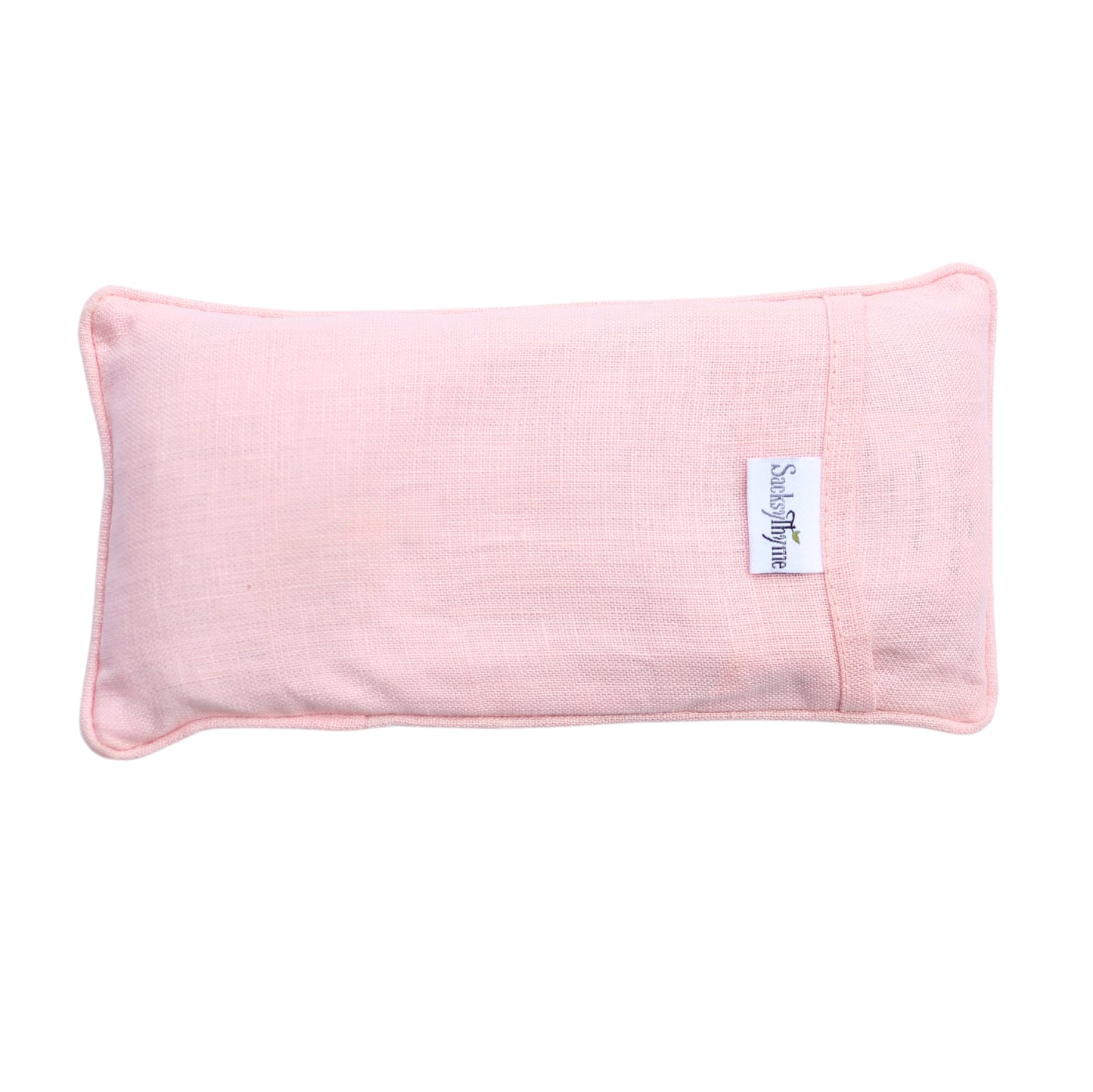 Organic Linen Eye Pillow, Microwavable Heating Pad, Removable Cover