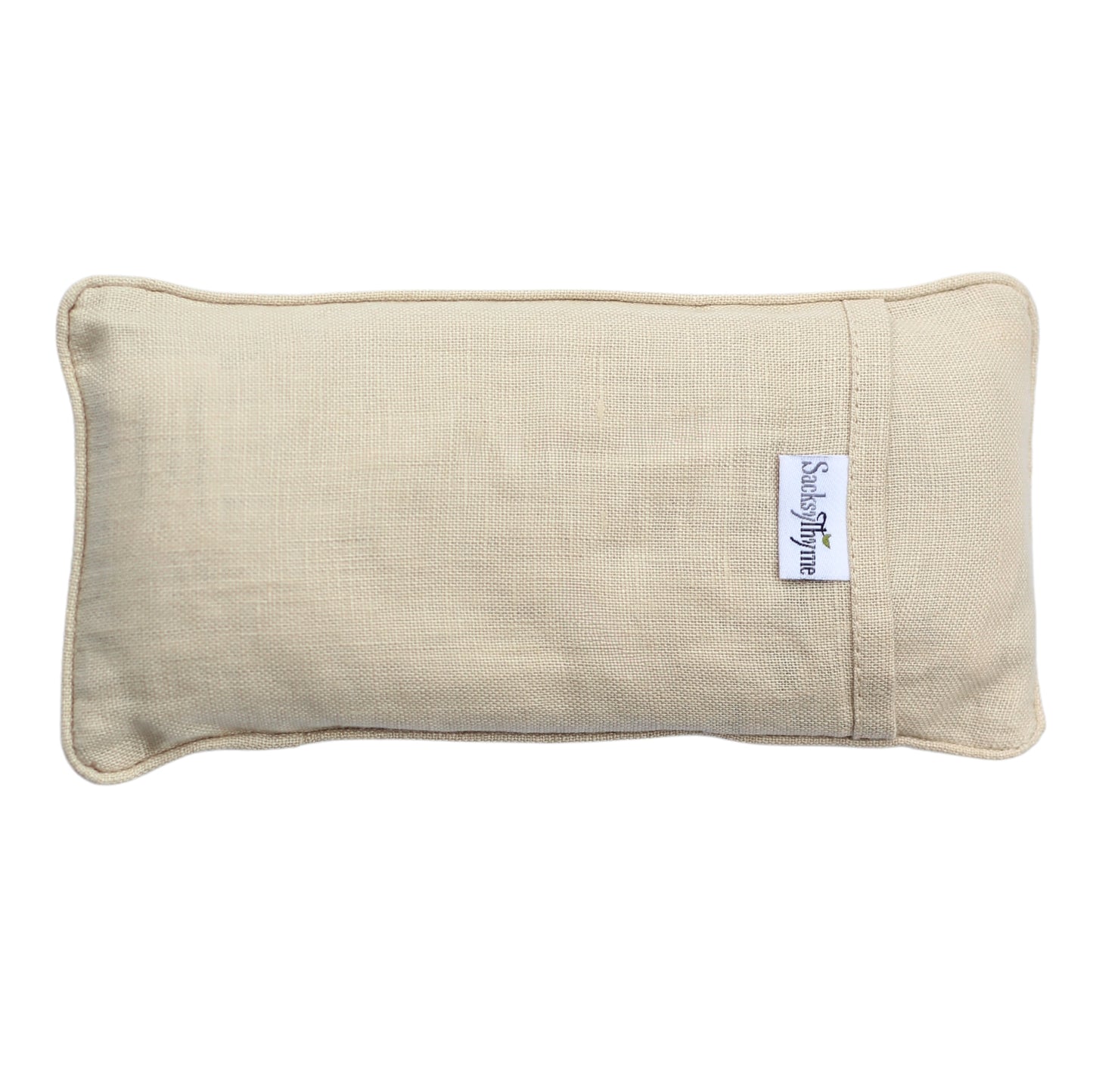 Organic Linen Eye Pillow, Microwavable Heating Pad, Removable Cover